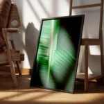 poster feuilles de bananier vertes encadre.webp
