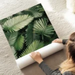 poster feuilles de palmier au sol.webp