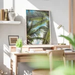 poster feuilles de palmier copie bureau.webp