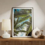 poster feuilles de palmier copie meuble.webp