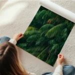 poster feuilles de palmier vertes copie en rouleau.webp
