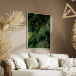 poster feuilles de palmier vertes copie salon.webp