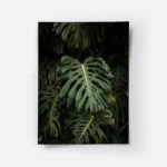 poster feuilles tropicales vertes.webp