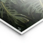 poster feuilles tropicales vertes lightpanel.webp