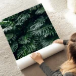 poster feuilles vertes monstera au sol.webp