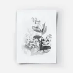 poster fleurs en noir et blanc.webp