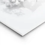 poster fleurs en noir et blanc lightpanel.webp