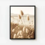 poster fleurs moelleuses avec cadre.webp