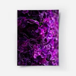 poster fleurs violettes.webp