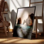 poster formation rocheuse ocean encadre.webp