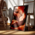 poster formation rocheuse rouge encadre.webp