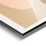 poster formes abstraites douces aluminium.webp