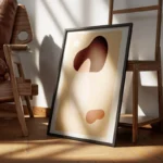 poster formes abstraites douces encadre.webp