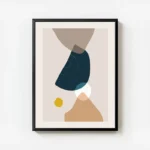 poster formes abstraites modernes avec cadre.webp