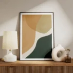 poster formes abstraites naturelles meuble.webp