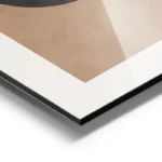 poster formes geometriques abstraites aluminium.webp