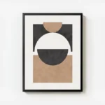 poster formes geometriques abstraites avec cadre.webp