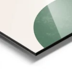 poster formes geometriques colorees aluminium.webp