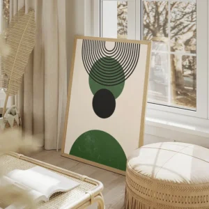 poster formes geometriques colorees salon beige.webp