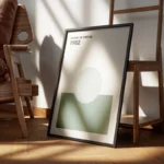 poster formes geometriques minimalistes encadre.webp