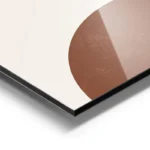 poster formes geometriques terreuses aluminium.webp