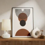 poster formes geometriques terreuses meuble.webp