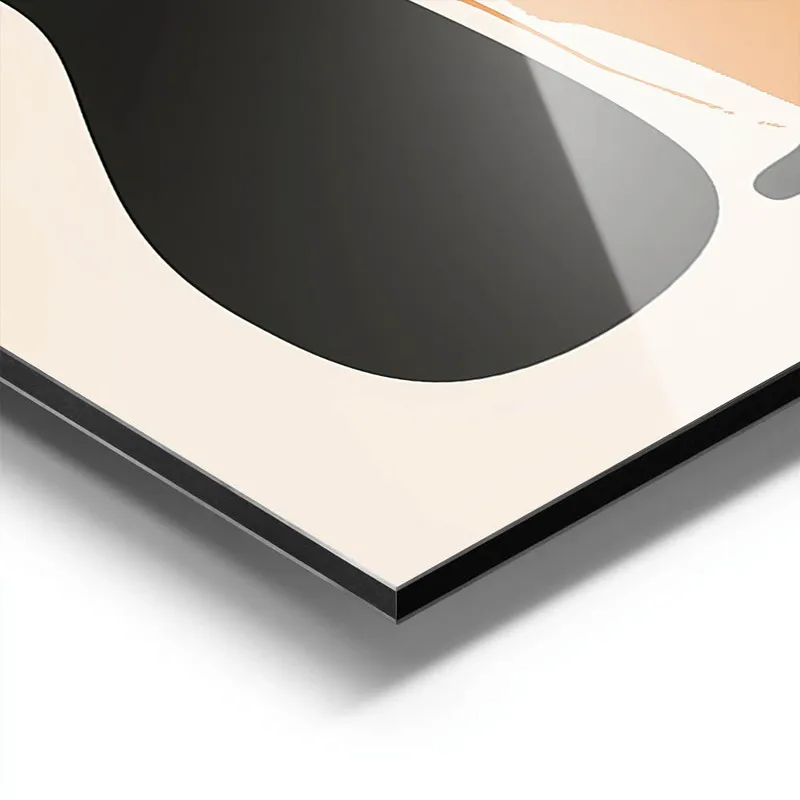 poster formes organiques minimalistes aluminium.webp