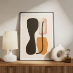 poster formes organiques minimalistes meuble.webp