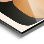 poster formes organiques modernistes aluminium.webp