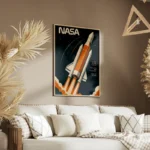 poster fusee spatiale nasa salon.webp