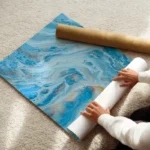 poster gouttes bleues enroule.webp