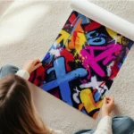 poster graffiti pop art en rouleau.webp