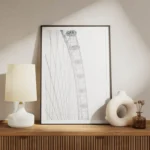 poster grande roue noir et blanc meuble.webp
