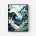 poster grande vague artistique avec cadre.webp