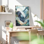 poster grande vague artistique bureau.webp