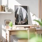 poster gratte ciel moderne bureau.webp