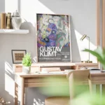 poster gustav klimt gris bureau.webp