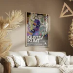 poster gustav klimt gris salon.webp
