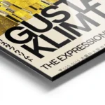 poster gustav klimt jaune aluminium.webp