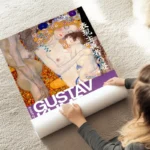 poster gustav klimt violet au sol.webp