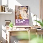 poster gustav klimt violet bureau.webp
