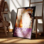 poster gustav klimt violet encadre.webp