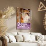 poster gustav klimt violet salon.webp