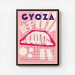 poster gyoza japonais avec cadre.webp