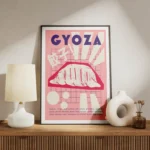 poster gyoza japonais meuble.webp