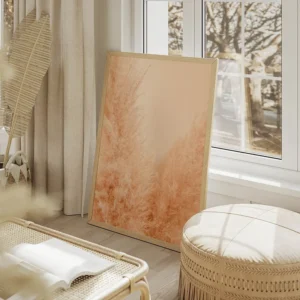 poster herbes pales salon beige.webp