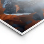 poster hibou aux yeux orange lightpanel.webp