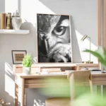 poster hibou grand duc bureau.webp