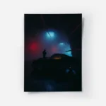 poster homme silhouette porsche.webp