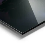 poster homme silhouette porsche aluminium.webp